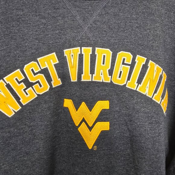 West Virginia Mountaineers Men's Captivating Pullover Sweatshirt Blue Sz L NWT - Picture 2 of 7